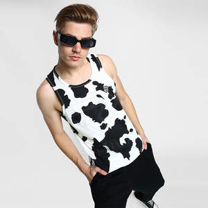 Usine directe de grande taille hommes Muscle Fit débardeur respirant décontracté vêtements d'entraînement Logo personnalisé sans manches prix pas cher - Product Image 3