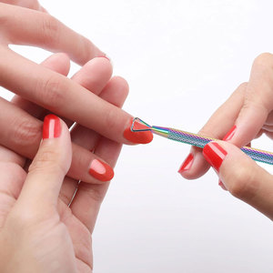 Custom Rainbow Multi Color Wholesale Factory Price Cuticle Trimmer with Cuticle Pusher and Cutter Cuticle Remover Cutter Nipper - Product Image 4