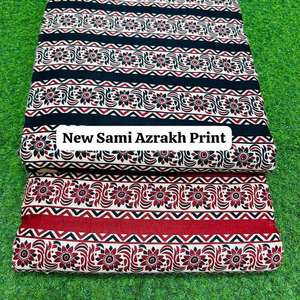 Export Quality Printed Cotton Fabric 100 Percent Cotton Soft Touch Material for Apparel Manufacturing Bulk Supply - Product Image 2