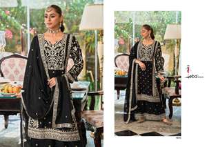 Hautement recommandé belle Salwar Kameez pakistanaise fabriquée à la main avec Palazzo assorti pour la fête et les vêtements décontractés - Product Image 4