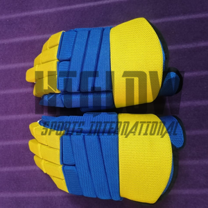 สินค้ามาใหม่ HI-GLOW SPORTS INTERNATIONAL OEM ถุงมือฮอกกี้น้ำแข็งคุณภาพสูง ทนทาน น้ำหนักเบา ปิดแบบ Snap Closure รุ่นล่าสุด - Product Image 4