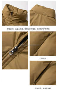 Veste d'hiver personnalisée avec logo, unisexe, vêtements à bulles, streetwear pour hommes, doudoune, veste d'hiver épaisse et chaude, veste pour hommes - Product Image 5