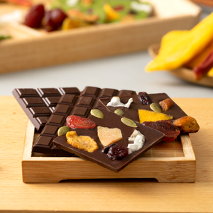 Multi-Colored Art Style 27g Fruit and Nut Chocolate Bar <b>Gift</b> <b>Box</b> Packaging Made in Vietnam - Product Image 5