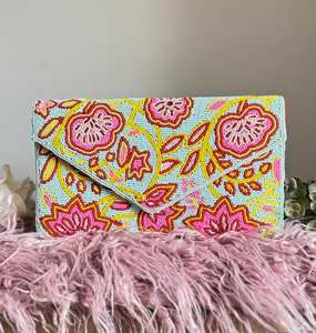 Sac à main en perles de verre multicolores avec poignée Sac à main décontracté Artisanat indien fait à la main Forme personnalisée MS Artisanat - Product Image 6