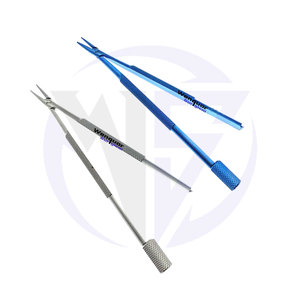 Lame de chirurgie ophtalmique en gros, briseur et support, titane et acier inoxydable, droit et courbé, 2 types d'instruments chirurgicaux - Product Image 4