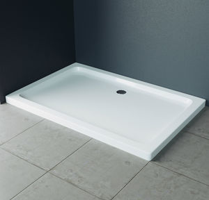 <span class=keywords><strong>Plato</strong></span> <span class=keywords><strong>de</strong></span> <span class=keywords><strong>Ducha</strong></span> LACONICA con Estándar Europeo, Revestimiento <span class=keywords><strong>de</strong></span> Gel Antibacteriano, Drenaje Lineal Moderno, Fácil Instalación para Uso Comercial - Product Image 3