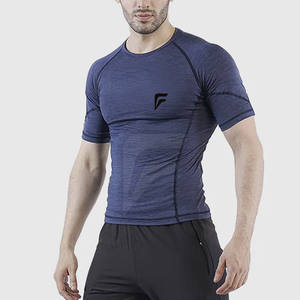 Camisetas de Gimnasio para Hombre al por Mayor, Cómodas, Transpirables, de Secado Rápido, Estilo Urbano, Ropa Deportiva, Logotipo Personalizado, Diseño Liso - Product Image 3