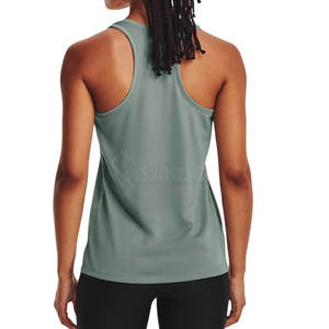 Mujeres con estilo de algodón Poliéster Gimnasio Fitness Tank Tops Transpirable Estilo casual en el mejor precio - Product Image 2