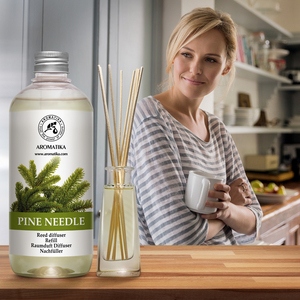 Aromatika Natural Pine Needle Aroma <b>Diffuser</b> Refill Liquid 500ml Long Lasting <b>Room</b> Fragrance Reed <b>Diffuser</b> Oil - Product Image 6