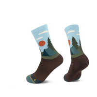Nouveau produit doux chaud laine mérinos chaussettes hiver épais conception personnalisée laine course randonnée chaussettes