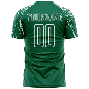Camiseta de fútbol de malla de poliéster sublimada con logotipo de equipo personalizado, camiseta de fútbol de proveedor directo de fábrica a granel - Product Image 3