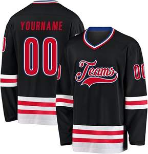 Jersey de Hockey sobre Hielo de Diseño Personalizado, Alta Calidad de Exportación, Precio de Fábrica con Servicio OEM, Envío a Todo el Mundo - Product Image 4