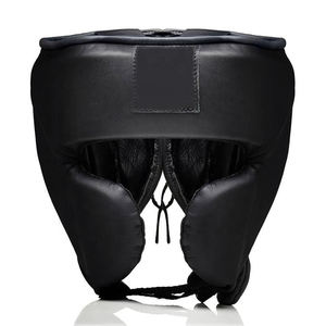 Cascos deportivos de Material personalizado genuino para boxeo Taekwondo MMA Karate Muay Thai Kick Servicio OEM Protector de cabeza personalizado - Product Image 1