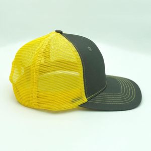 Chapeaux de camionneur vierges personnalisés contraste de couleur maille marque logo patchs brodés casquettes Snapback extérieur décontracté Performance unisexe - Product Image 6