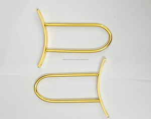 Sous-verre en métal forme carrée support avec collier forme ronde sous-verre décor à la maison accessoires de cuisine avec artisanat naturel - Product Image 2