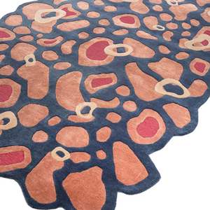 Modern Elegant Handmade Tufted Wool Reversible Animal Print Washable PET Friendly Prayer Rug Soft Wall-to-Wall Bedroom Living - Product Image 2