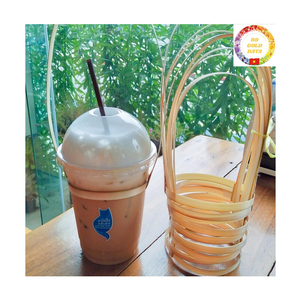 Porte-gobelet en bambou fait à la main vietnamien écologique réutilisable pour Bubble Tea Coffee Takeaway Shops Premium Export Quality Craft - Product Image 5