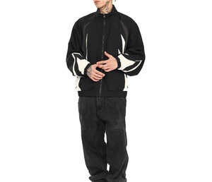 OEM Wholesale Casual Sports Full Zip Up Custom <b>Jacket</b> 100% Windproof Gym Fitness Nylon Windproof <b>Jacket</b> For <b>Men</b> - Product Image 2