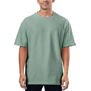 Camiseta de algodón 100% para hombre, ajuste holgado, venta al por mayor, Camiseta de algodón 100% barata para hombre, ropa personalizada, camisetas de gran tamaño para hombre 2026 - Product Image 2