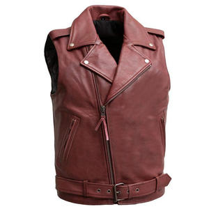 เสื้อแจ็คเก็ตแขนกุดสำหรับขี่มอเตอร์ไซค์เสื้อหนังกันรอยขีดข่วนมีซิปสำหรับนักแข่งรถบนท้องถนนออกแบบได้ตามต้องการ - Product Image 5