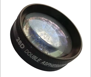 COULEUR NOIRE DOUBLE LENTILLE ASPHÉRIQUE 28D LENTILLES OPHTALMIQUES POUR LE TEST DES YEUX .. - Product Image 5