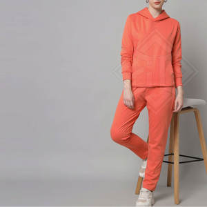 Chándales ligeros de servicio OEM para mujer, chándales ajustados de algodón y poliéster para mujer para adultos - Product Image 4