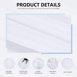 กางเกงชายหาดชายหาดชายกางเกงว่ายน้ำชายหาดโต้คลื่นระบายอากาศได้สายรัดเอวยางยืดพร้อมเชือกรัด3มิติ - Product Image 5