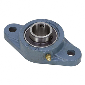 ชุดลูกปืนเม็ดกลมแบบมีหน้าแปลน UCFL211-1/8.28 P0 ความแม่นยำสูง หล่อลื่นด้วยจาระบี ขนาดรู 55 มม. ซีล 2RS ตัวเรือนเหล็กหล่อ ติดตั้งด้วยสลักเกลียว M16 - Product Image 3