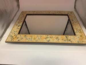 Miroir mural encadrée en mosaïque MDF Art Déco écologique CRAFT EXIM Décoration d'intérieur - Product Image 2