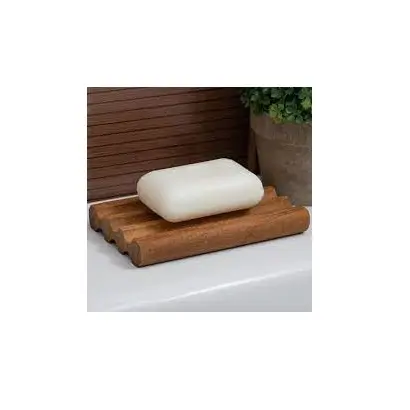 Bandeja de madera de Acacia para jabón, soporte de madera de teca para Bar, soporte de jabón para uso en el baño, la mejor oferta