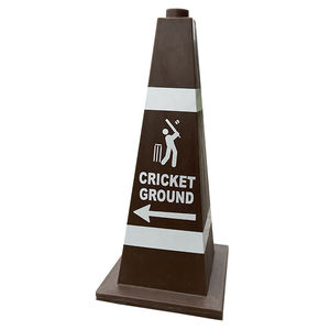 Cono de mensajes de plástico con pegatinas reflectantes, señal de suelo húmedo de tráfico, seguridad en carretera, advertencia, zona de construcción - Product Image 5