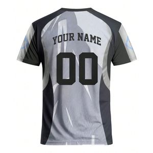 เสื้อฟุตบอลแขนสั้นแบบแห้งเร็ว ซับลิเมชั่น พิมพ์ลาย  ผ้าโพลีเอสเตอร์ 100% คอกลม  สำหรับฤดูกาลใหม่  สามารถสั่งทำชื่อและหมายเลขได้ - Product Image 2