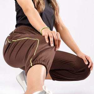 MARUF MFG CO Women Outdoor Regular Comfort Solid Quick Dry Fitness Streetwear Straight Flat Front <b>Drawstring</b> Jogger Pants - Product Image 6