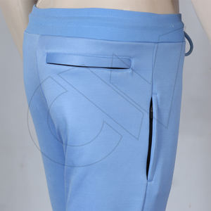 2024 สีทึบกีฬาสวมใส่ผู้ชายกางเกง Jogger คุณภาพสูงออกแบบเองขนาดบวก - Product Image 5