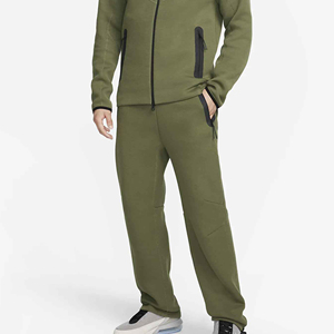 Pantalones de chándal informales de cintura media para hombre Corredores con cordón pesado de invierno de alta calidad Servicio OEM disponible - Product Image 3