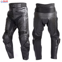 Pantalon de moto en cuir de haute qualité, personnalisable avec votre propre logo, résistant, imperméable et coupe-vent pour l'hiver