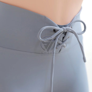 Hot Selling Seamless V <b>Shaped</b> <b>Waist</b> Yoga <b>Shorts</b> Breathable Butt Lifting Women Gym Wear Summer <b>High</b> Elastic Custom 100% Polyester - Product Image 3