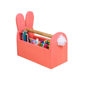 Wholesale Handcrafted Eco-friendly Wood <b>Bunny</b> <b>Easter</b> Storage <b>Basket</b> <b>Easter</b> Gift for Kid Made in Vietnam - Product Image 1