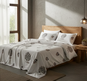 Sábana Premium King Size 100% Algodón 93x108 Hecha con Tela No Tejida Ultra Suave y Duradera Absorbente de Humedad 130GSM - Product Image 4