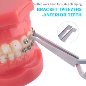Soporte de ortodoncia Dental Manual de acero inoxidable de la mejor calidad, pinzas de sujeción, soporte de ortodoncia, instrumento quirúrgico - Product Image 6