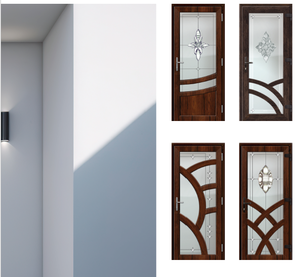 Collection classique Cadre de porte uPVC sans panneau | Design européen intemporel - Product Image 3