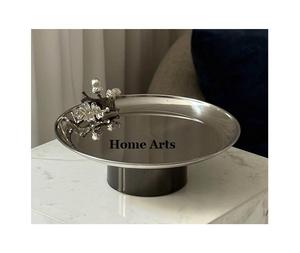 ชุดที่วางเค้กสองขนาดดีไซน์คลาสสิกรูปทรงกลมแท่นวางช็อกโกแลตสำหรับใช้ในบ้านและโรงแรม - Product Image 3