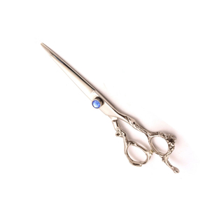 Ciseaux de coiffeur finition miroir avec poignée fantaisie Ciseaux de coupe de cheveux en acier inoxydable de qualité supérieure Ciseaux de salon professionnels - Product Image 5