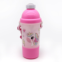 Vente en gros 3 pcs paille à boire. Bouteilles en plastique de modèle de dessin de bouteille pour des enfants