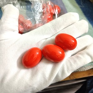 ลูกปัดเรซินรูปไข่สีส้มมีสไตล์สำหรับงานหัตถกรรมเครื่องประดับพื้นผิวขัดนางฟ้าเป็นมิตรกับสิ่งแวดล้อมสำหรับสร้อยข้อมือทำด้วยมือต่างหูสร้อยคอ - Product Image 3