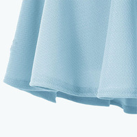 Jupe plissée décontractée d'été pour femme, taille naturelle, couleur unie, violette, écologique, de haute qualité, séchage rapide, douce, respirante et sûre
