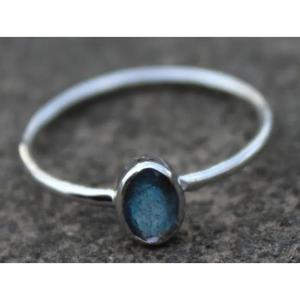 Anillo de labradorita de Plata de Ley 925 hecho a mano, joyería de piedras preciosas de lujo para mujer hecha a medida para fiesta de boda - Product Image 4