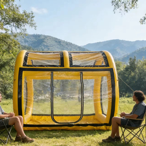 Tenda Gonfiabile Personalizzata per Campeggio, Spaziosa e <span class=keywords><strong>di</strong></span> Alta Qualità, per Gite Familiari con Vista a 360° °   Esperienza <span class=keywords><strong>di</strong></span> Immersione nella Natura - Product Image 1