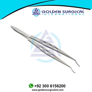 Fórceps quirúrgicos Tennant Troutman Superior Rectus 1x2 dientes Fórceps de instrumentos de microcirugía de la mejor calidad - Product Image 3