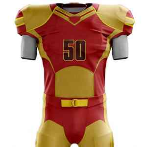 Uniformes de football américain personnalisés, vêtements de football grande taille respirants - Product Image 5